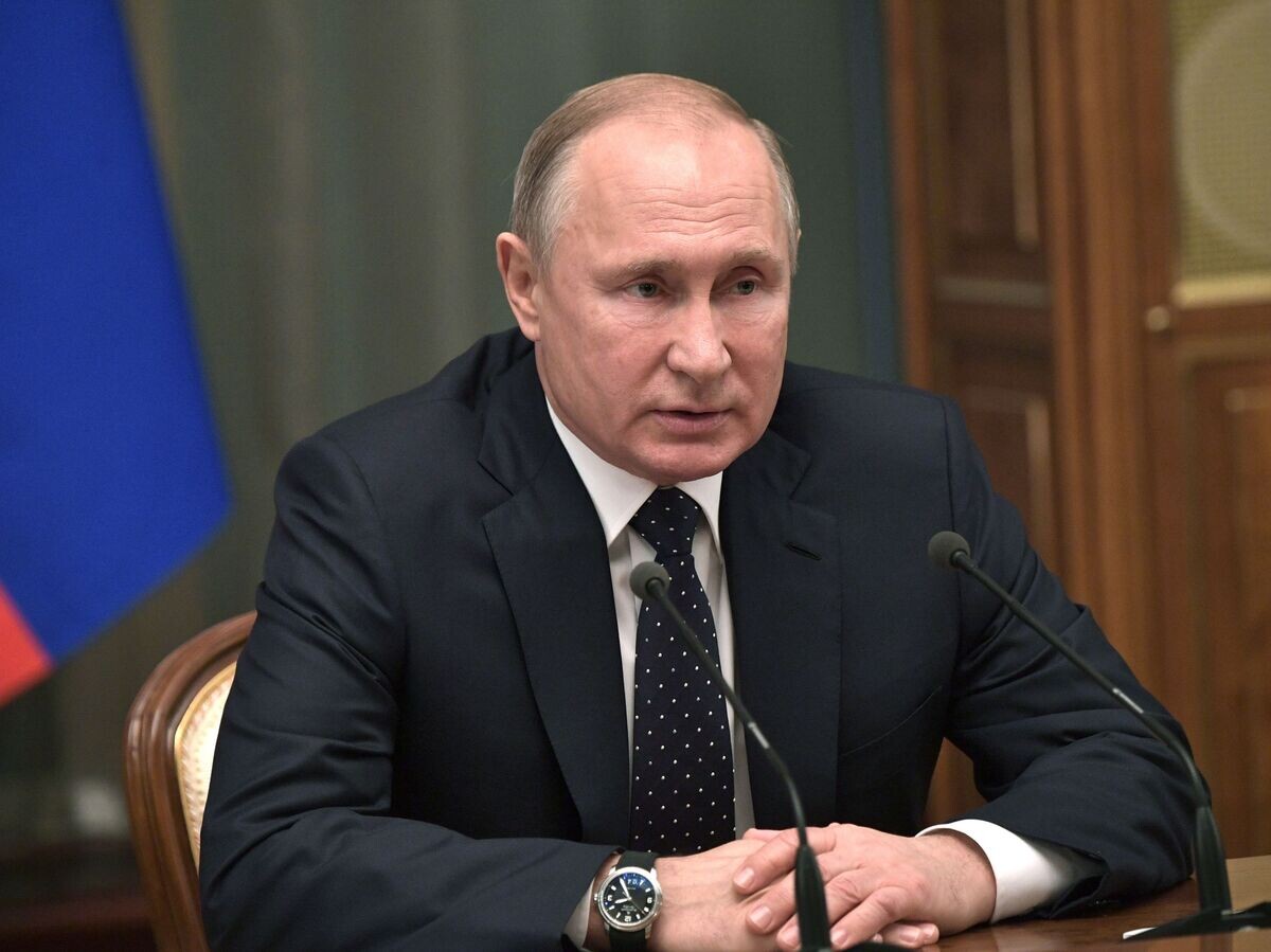    Владимир Путин во время встречи с членами правительства РФ. 26 декабря 2018© РИА Новости . Алексей Никольский