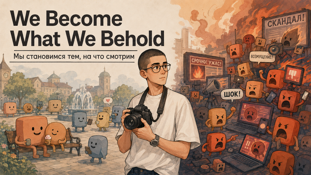 We Become What We Behold Art
