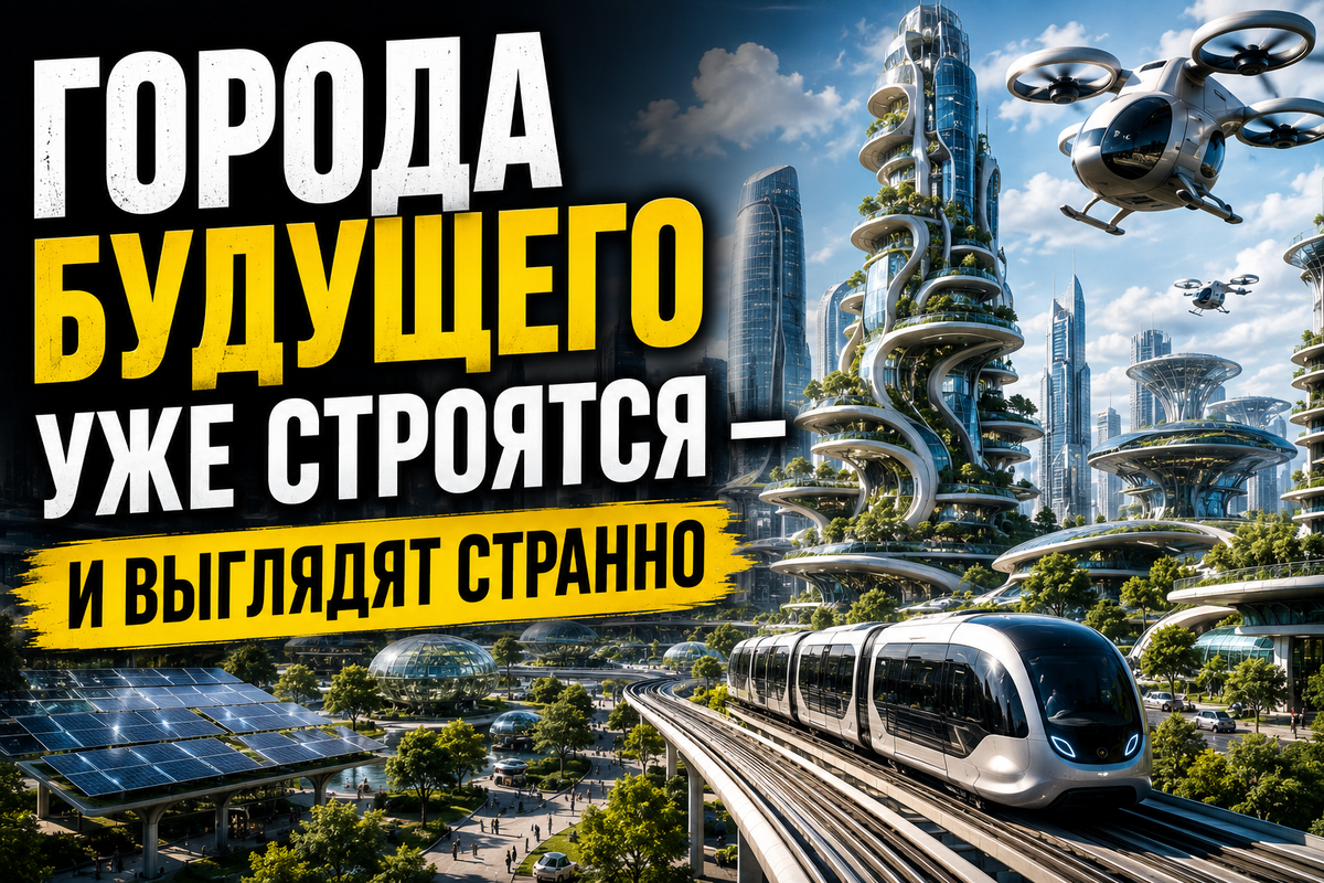 Города будущего уже строятся — и выглядят странно