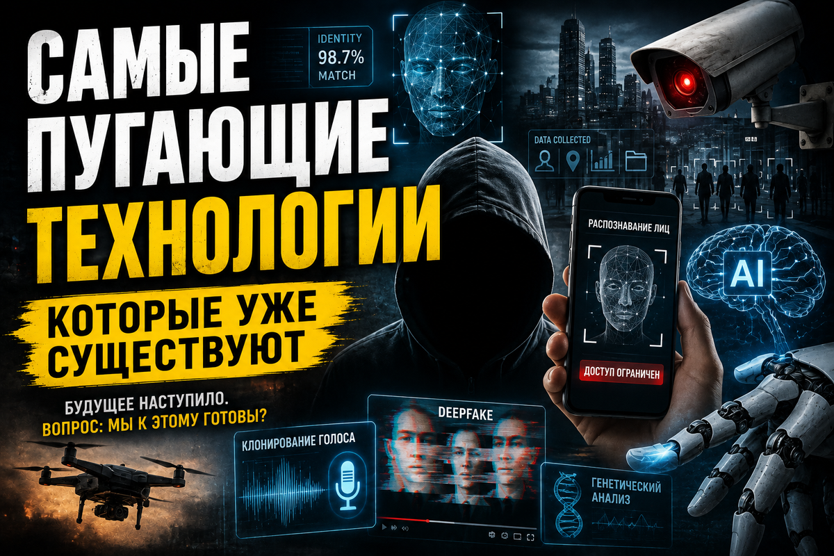 Самые пугающие технологии, которые уже существуют