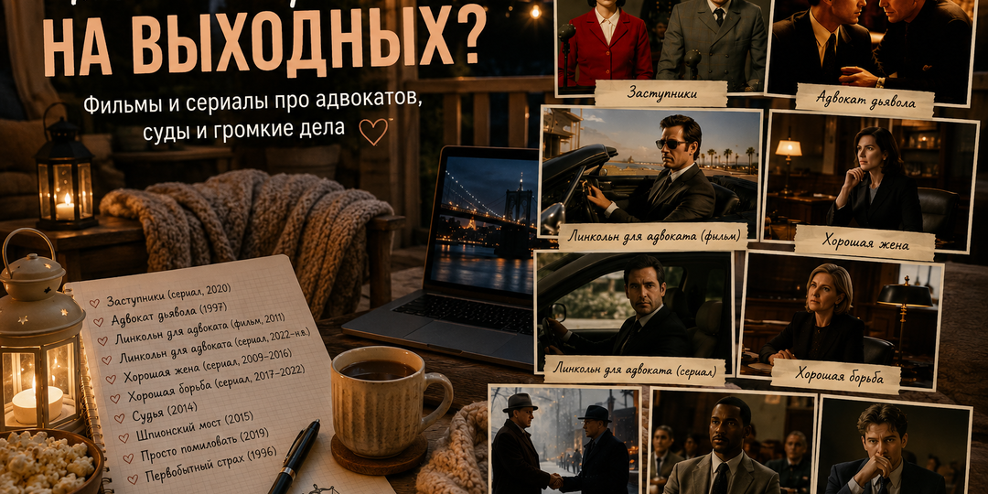 От «Заступников» до «Адвоката дьявола»: что посмотреть на этих выходных