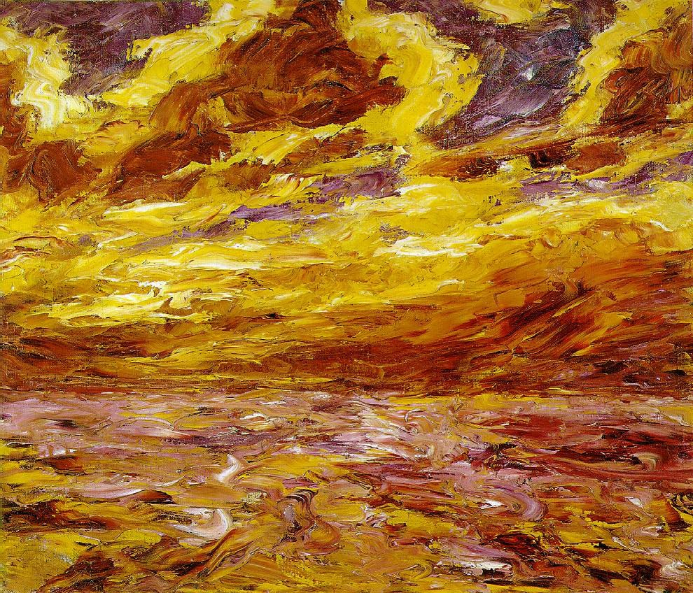 Autumn Sea VII (1910) by Emil Nolde