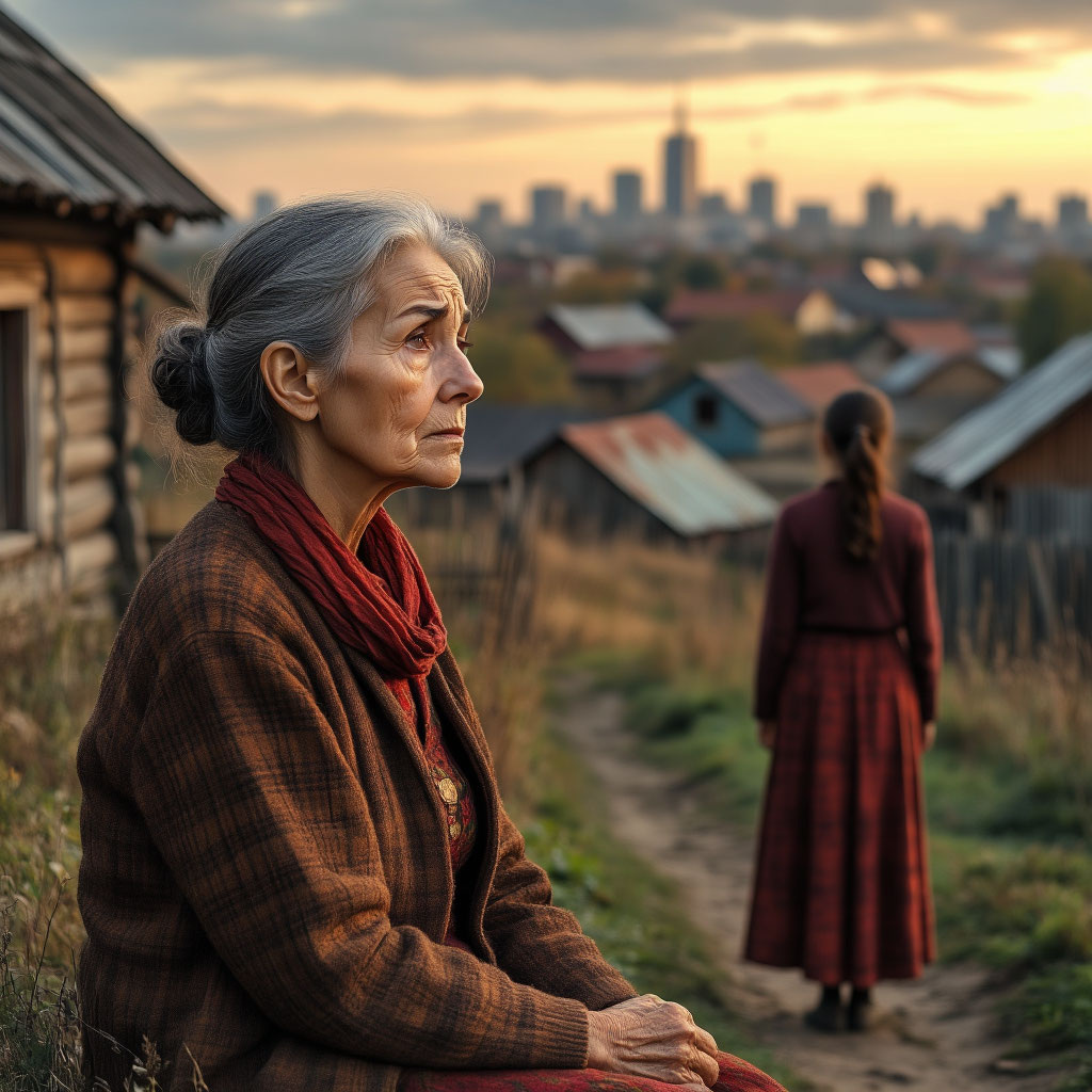 Мать ждала дочь и не дождалась. 