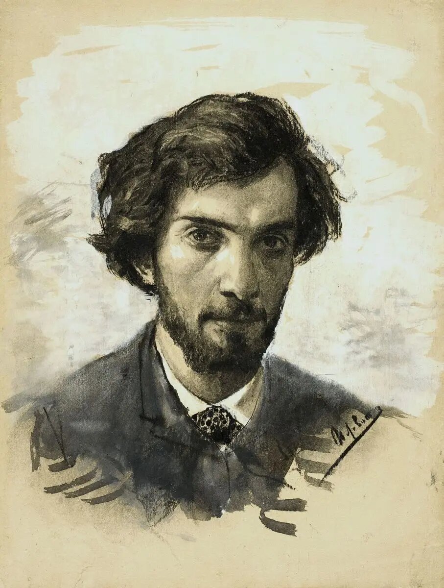 Исаак Левитан. Автопортрет, 1885.