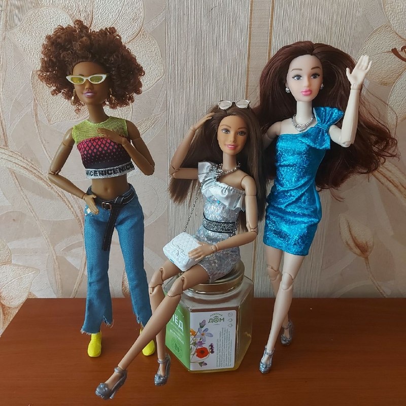 Куколки Anlily (Рианна), Barbie (Яна) и Happy Vally (Рогнеда)