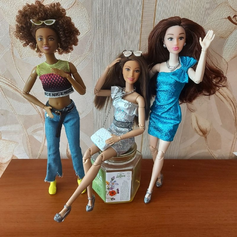 Куколки Anlily (Рианна), Barbie (Яна) и Happy Vally (Рогнеда)