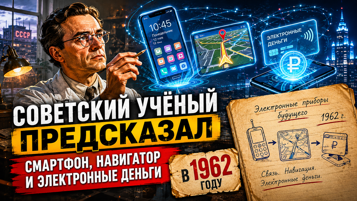 Советский учёный предсказал смартфон