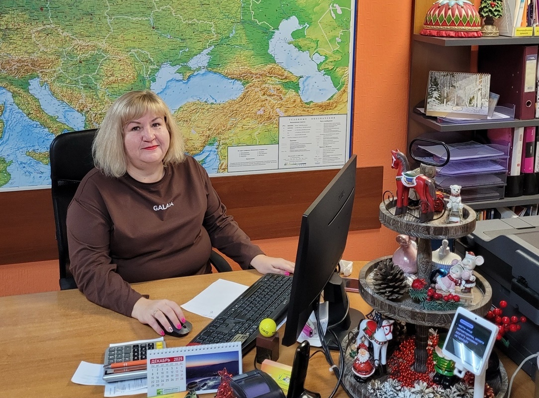 Светлана на работе в Мурманске