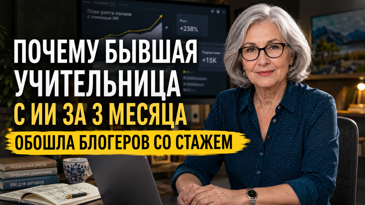 учительница с ИИ