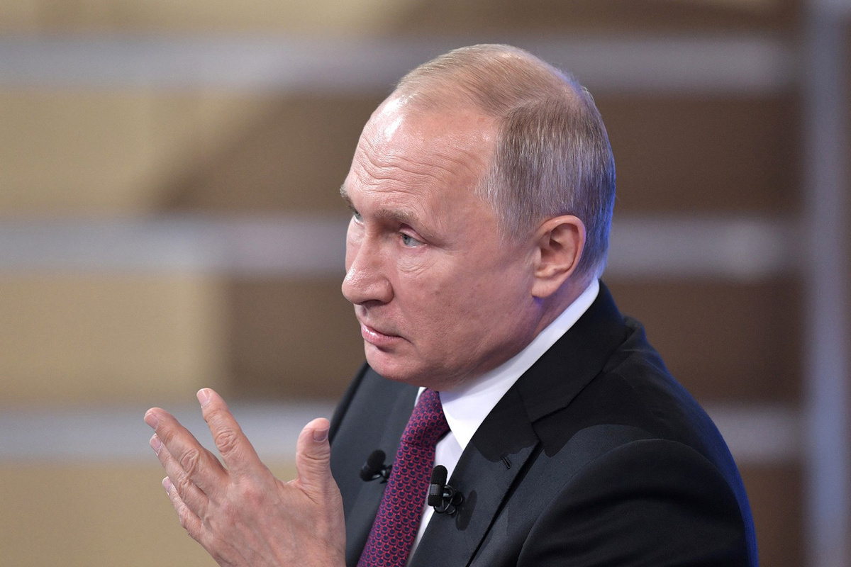 Российские войска наступают по всем направлениям в зоне СВО, подчеркнул глава РФ.  Фото: Пресс-служба Администрации президента РФ / kremlin.ru
