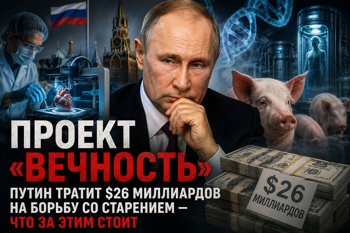 73-летний президент России, судя по всему, всерьёз озаботился вопросом бессмертия. И не только лично для себя — он превратил это в государственный приоритет.