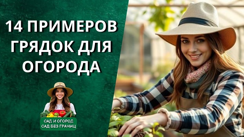 14 примеров грядок для огорода
