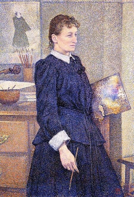 Тео ван Риссельберге. Анна Бох в своей студии, 1889-1893. 