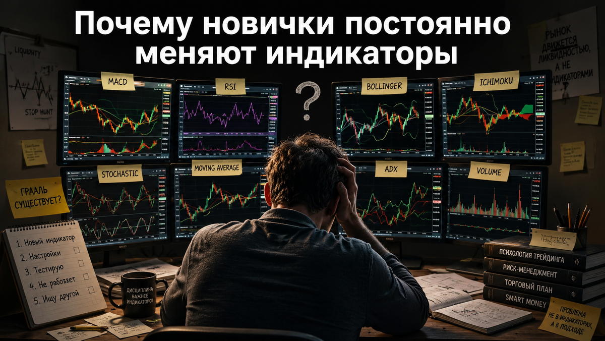 Почему новички постоянно меняют индикаторы
