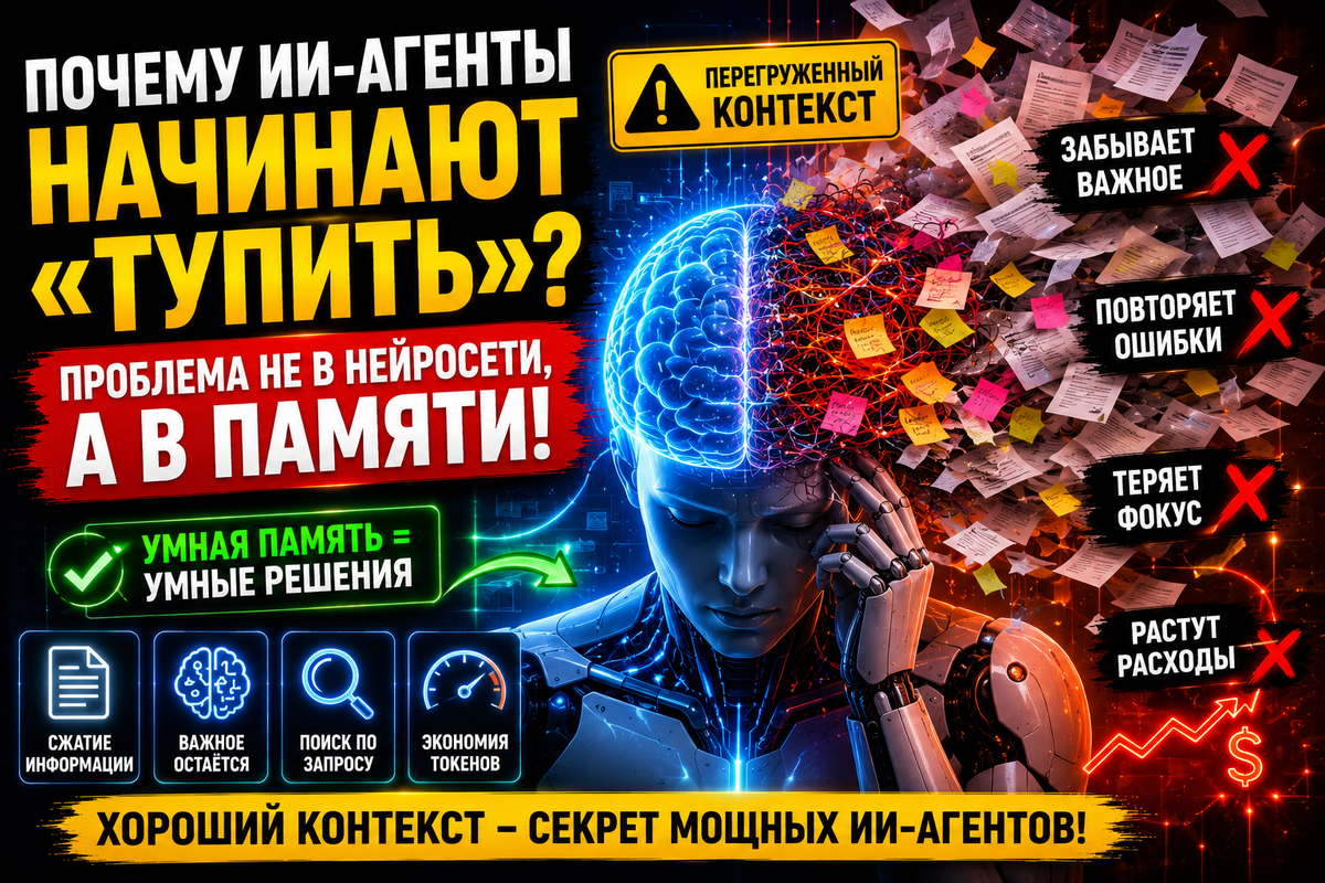 Почему умные ИИ-агенты внезапно начинают «тупить»