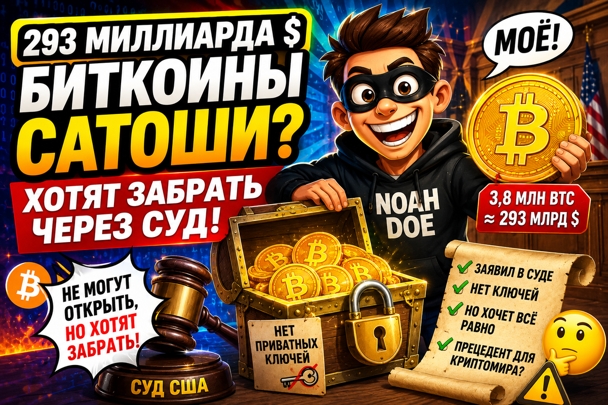 Кто-то пытается получить Биткоины Сатоши через суд