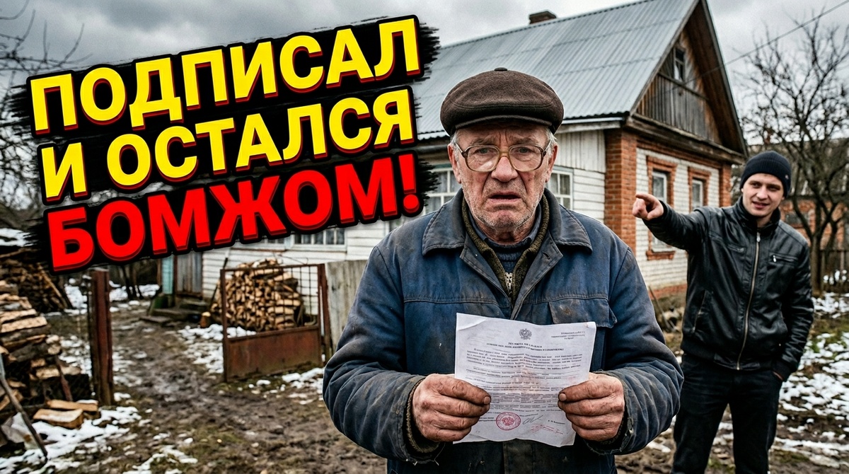 Выводя неровную подпись на бумагах ради любимого племянничка, старик даже не подозревал, что собственноручно выписывает себе билет на теплотрассу
