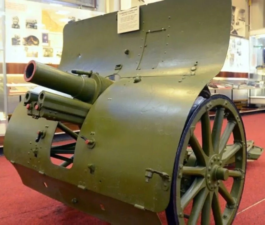 76.2мм горная пушка обр. 1909 года.