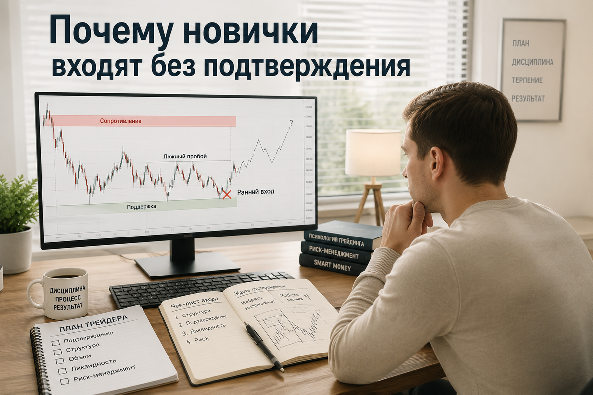Почему новички входят без подтверждения сигнала