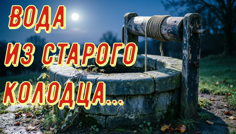 Вода из старого колодца...