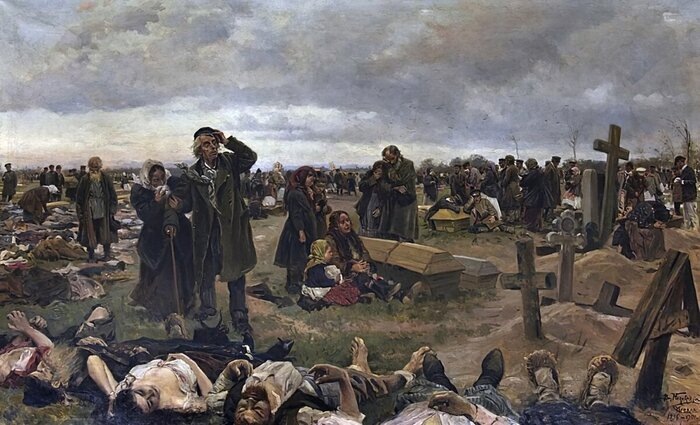 Жертвы Ходынки. Владимир Маковский. 1901 год