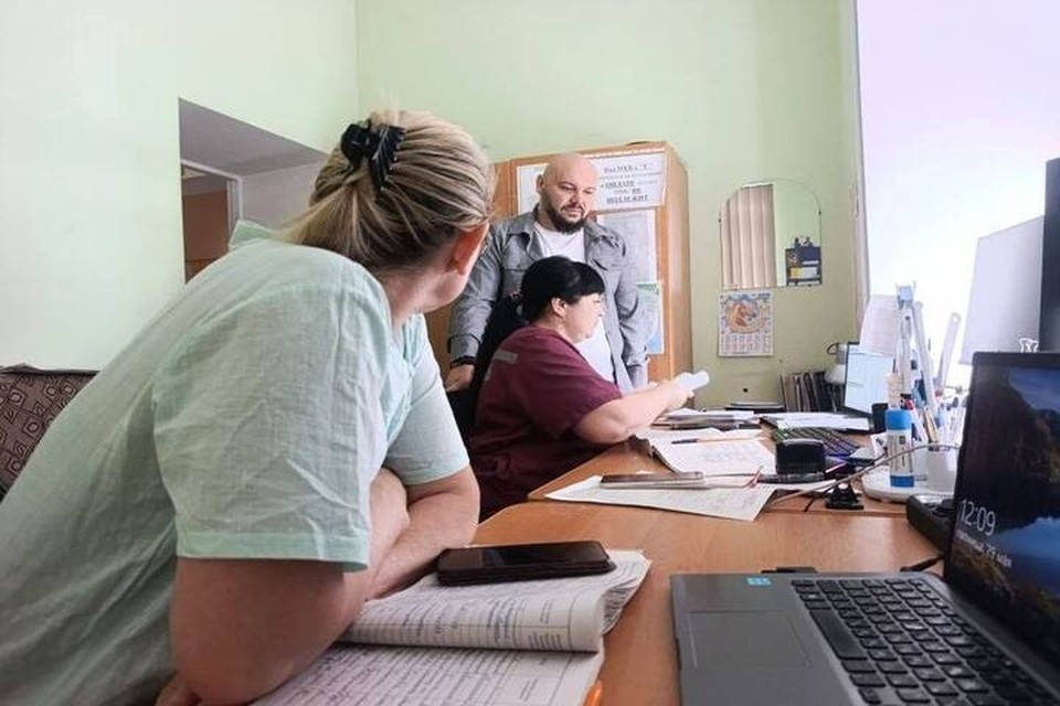    Областной омбудсмен проверил работу "скорой помощи". Фото: тг-канал Сергея Георгиева