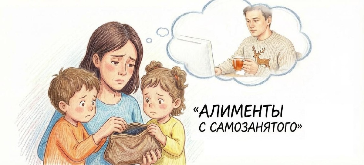 Алименты с самозанятого (НПД)