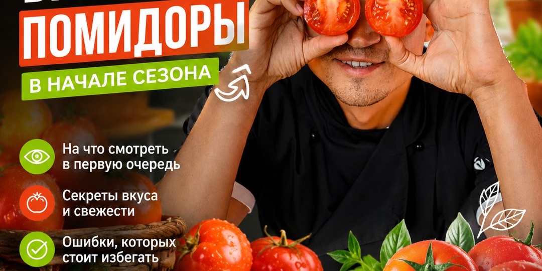 Как выбрать вкусные помидоры в начале сезона