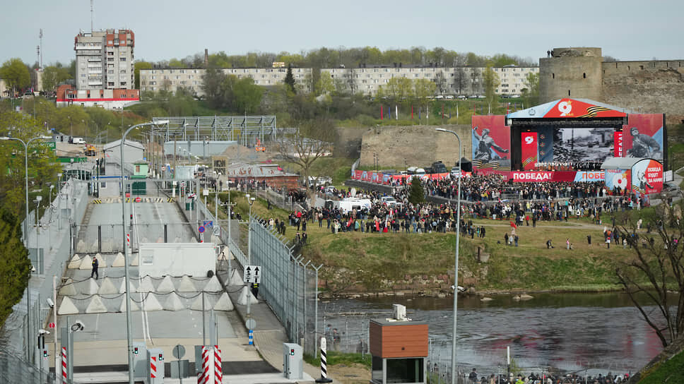 Российско-эстонская граница в районе Ивангород-Нарва.📷Фото: Sergei Grits / AP