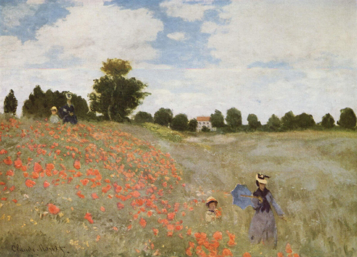 Клод Моне, Поле маков, 1873