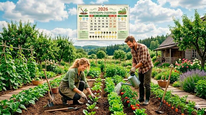Посевной календарь на июнь 2026: благоприятные дни для посадки и таблица. Обложка © Gemini Nano Banana