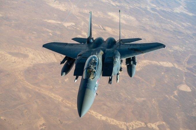     Истребитель F-15E Strike Eagle ВВС США   
Пресс-служба CENTCOM