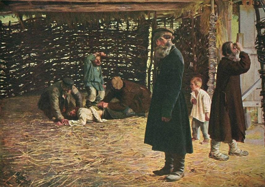     Николай Орлов. Перед поркой. 1904   
undefined