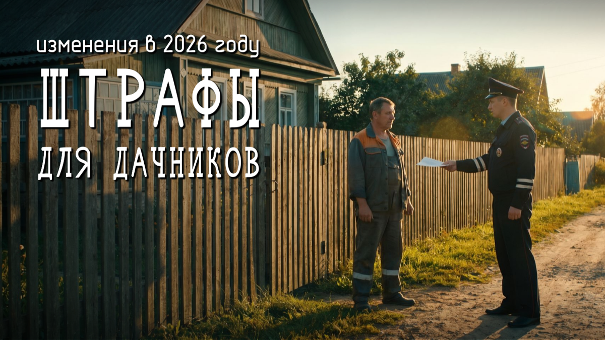 За что оштрафуют дачников