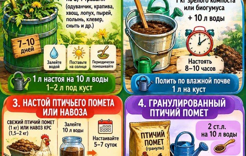 Первую подкормку томатов проводят в среднем спустя две недели после высадки рассады в теплицу или в открытый грунт, когда кусты укоренятся
