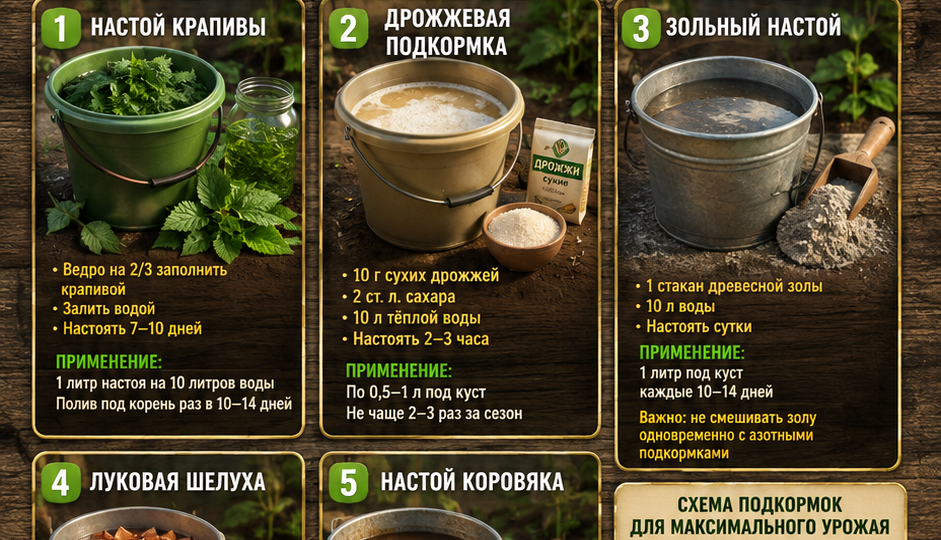 Огурцы органические подкормки - Заметки агронома!