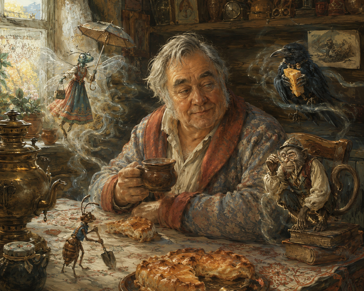 И. Крылов (стилизация)