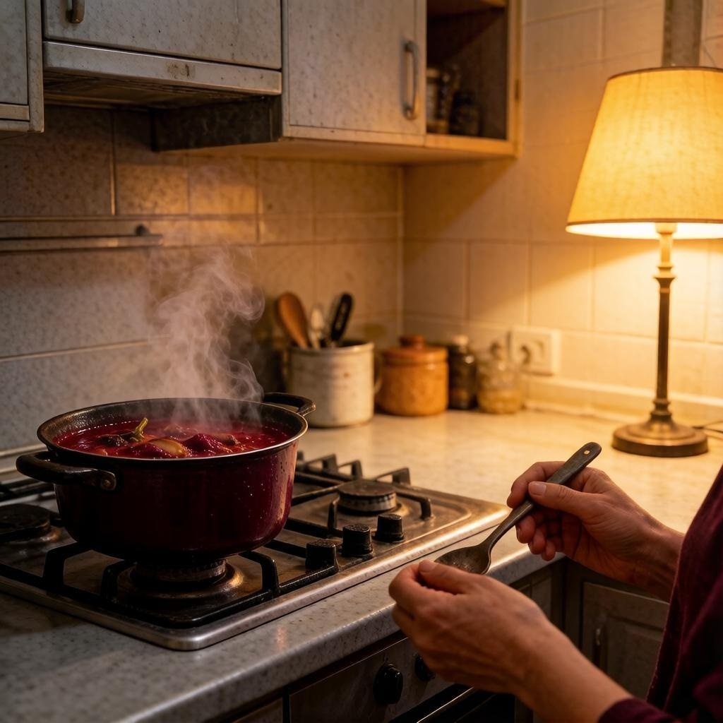 Пять лет я варила трёхчасовой борщ для мужа, который считал, что «нормальные женщины сидят дома». Одно уведомление на его телефоне перевернуло всё.