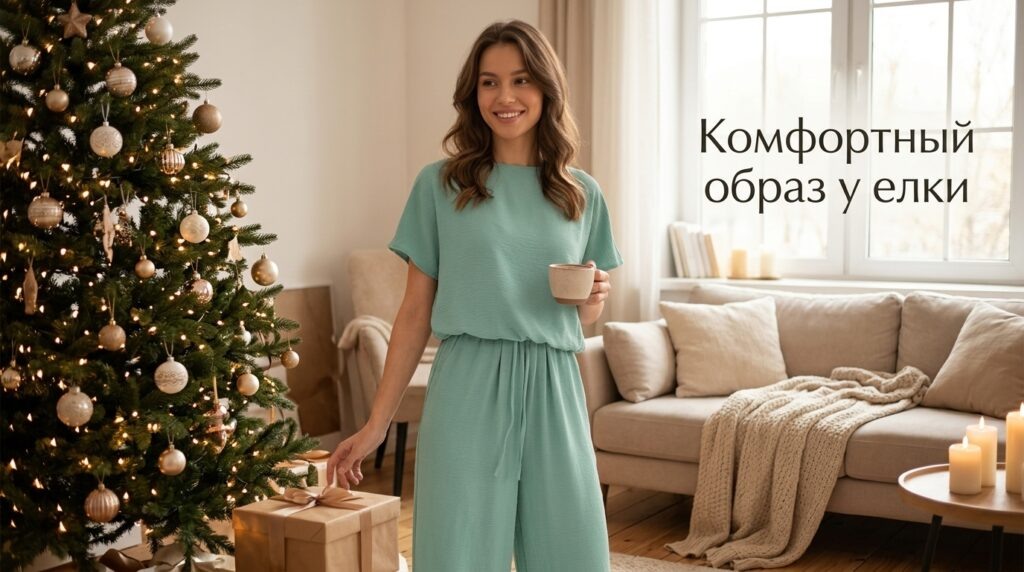    Комфортные и стильные женские костюмы для новогодних фотосессий. команда Miletti
