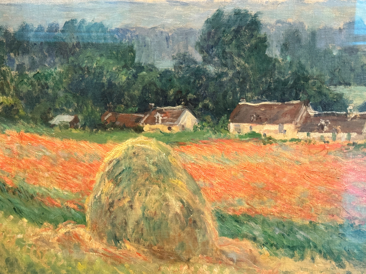 Клод Моне, Стог сена в Живерни (фрагмент), 1886 г.