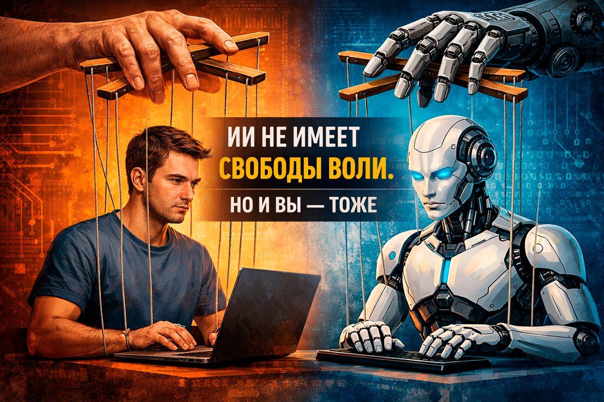 ИИ не имеет свободы воли. Но и вы — тоже