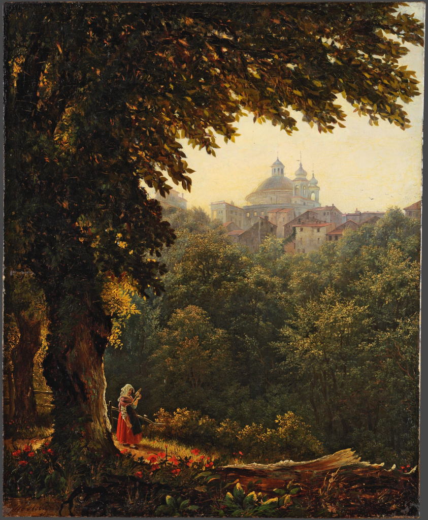 Михаил Лебедев, «Аричча близ Рима», 1835–1836 годы, Государственная Третьяковская галерея, Москва © Public domain