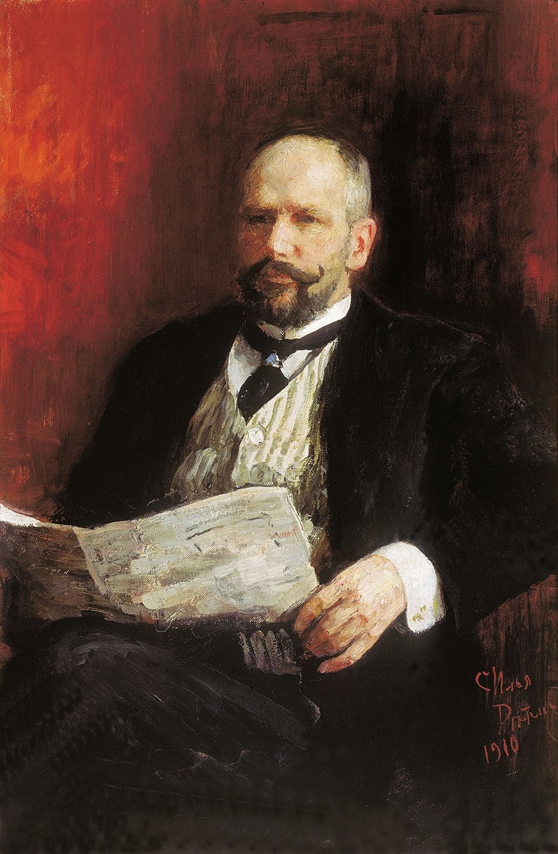 И.Е.Репин. Портрет Петра Аркадьевича Столыпина. 1910 год, за год до убийства. Хранится в Саратовском художественном музее имени А. Н. Радищева