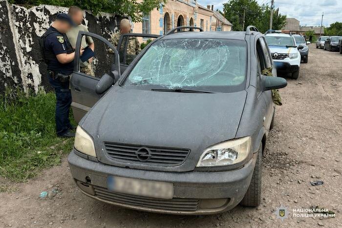 Служебный автомобиль ТЦК. Фото © Национальная полиция Украины