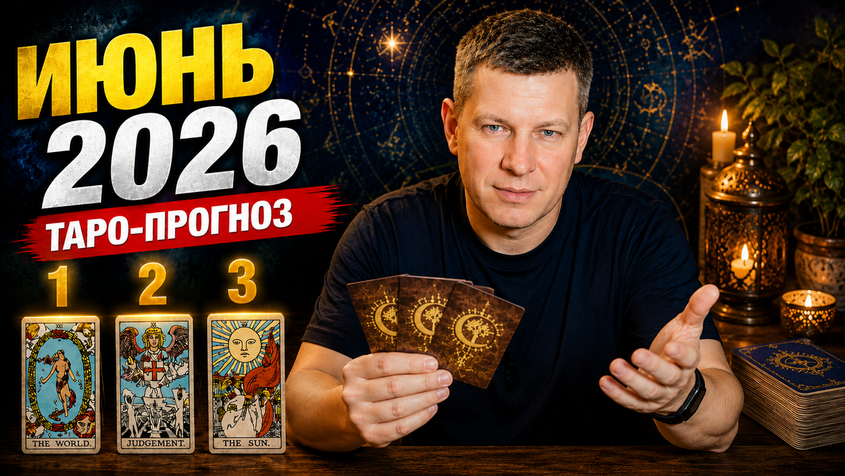Прогноз на июнь 2026 года с картами Таро