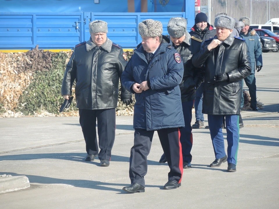    Валерий Медведев во время учений на трассе М-12 в 2024 году. Алексей КОТМЫШЕВ