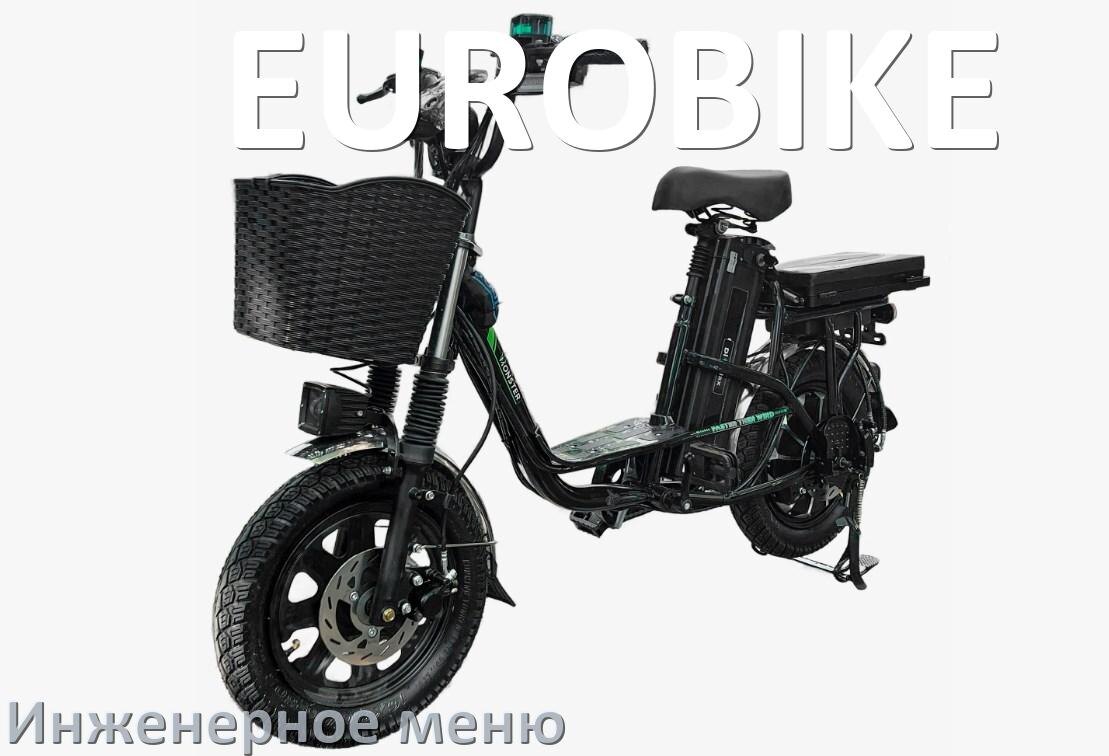 
Как зайти в инженерное меню электровелосипеда EUROBIKE и открыть сервисный режим