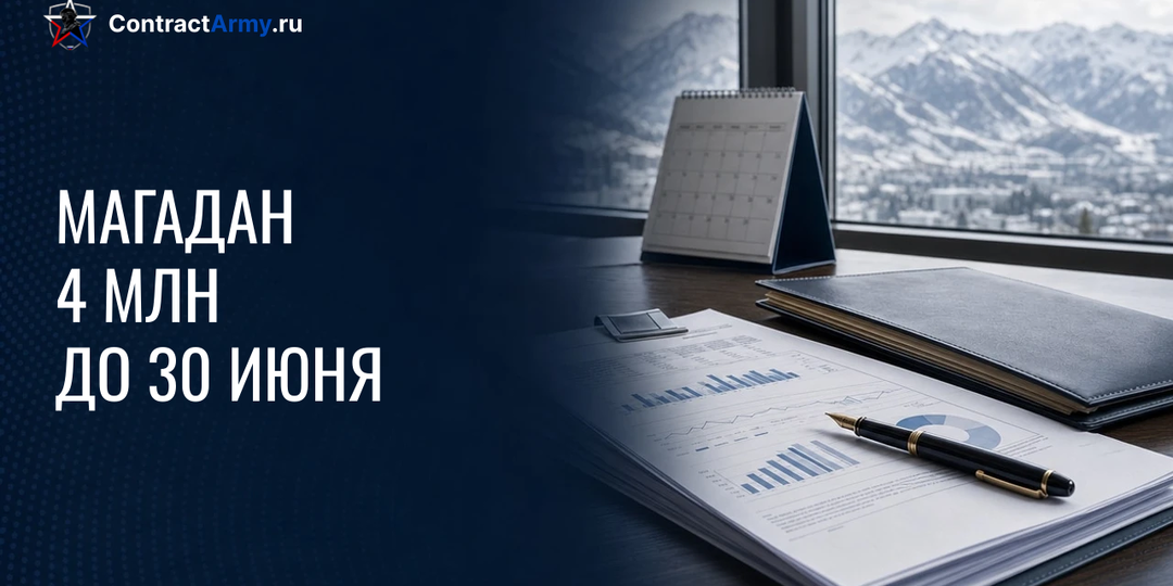 Магаданская область — выплата контрактнику 3,6 миллиона действует с 1 марта 2026