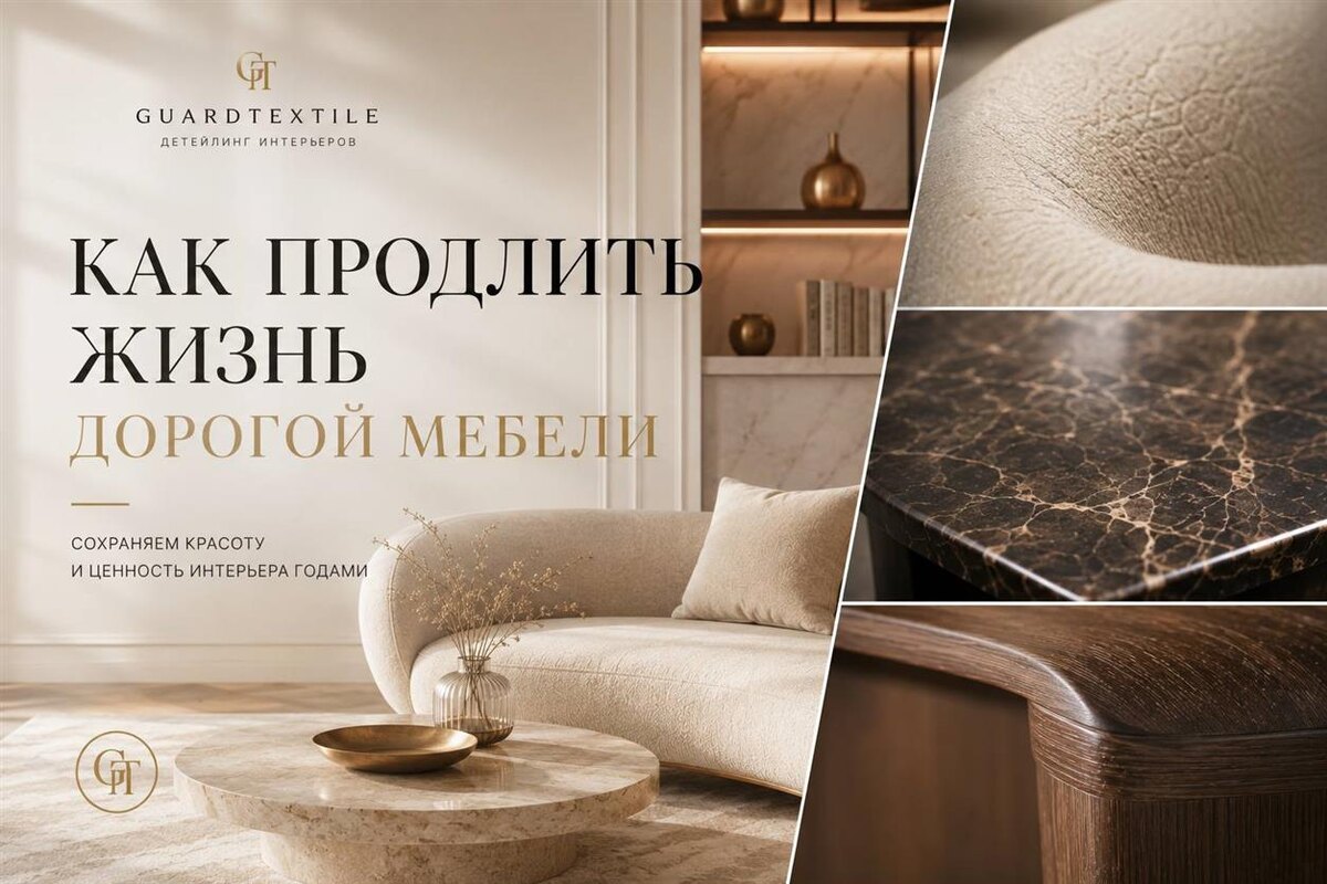 Дорогая мебель стареет не от времени. Она стареет от неправильного ухода.