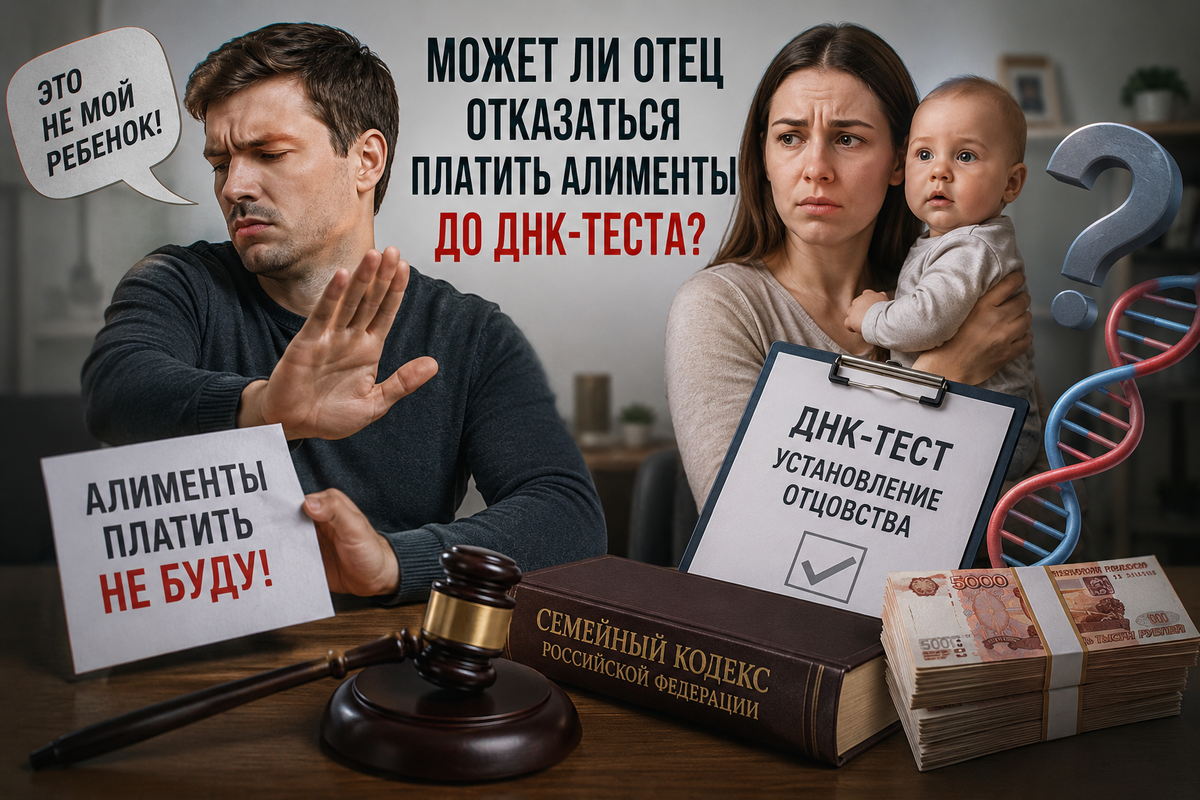 «Бывший муж заявил, что ребенок не его. Что будет с алиментами?